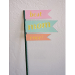 Best Mom Ever Flag Pick