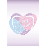 Happy Anniversary Full Size Greeting Card