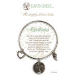 Earth Angel kindness bracelet with heart and tree charms