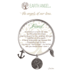 Friendship bracelet with an anchor and tree charms