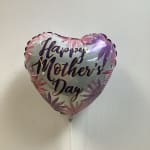 Heart-shaped balloon with "Happy Mother's Day" text