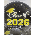 Grad 2026 Balloon - Black