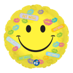 Get Well Bandaid Face Mylar