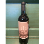Bottle of 111 Cabernet Sauvignon wine standing upright