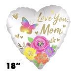18" Mylar Helium Balloon Mother's Day