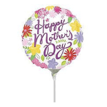 7" Balloon on a stick