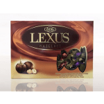 Box of Lexus hazelnut chocolates with assorted wrapped candies