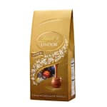 Gold Lindt Lindor assorted chocolate truffles bag