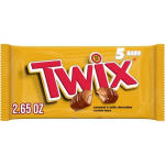 Twix caramel and milk chocolate cookie bars package