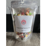 Clear pouch of colorful freeze-dried candy bites