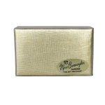 Gold candy box with a Mrs. Cavanaugh's label