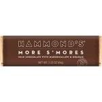 Chocolate bar wrapper labeled Hammond's More S'mores