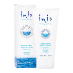 Two tubes of body lotion in white packaging with blue text