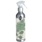 Silver eucalyptus room and fabric spray bottle with a trigger top