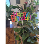 Happy Birthday Pick Block Letter