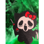 Cartoon character cutout against a green smoky background