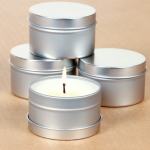 Artisan soy blend tin candle