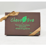 Box of Swiss chocolates tied with gold ribbon