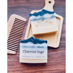 Charcoal Sage Beer Soap - All Purpose Premium Bar, made with local beer