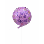 I love You Mom Stick Balloon