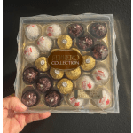Box of Ferrero Collection chocolates in assorted wrappers