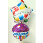 3 Mylar Congratulations Bouquet