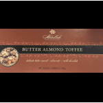 Box of butter almond toffee chocolates