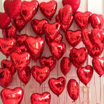 Red Heart Balloons (5pcs)