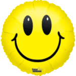 Yellow smiley-face balloon