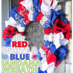 Red, White and Blue Bandanna Wreath Make & Take Class
