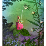 Green Tea Card -BLANK