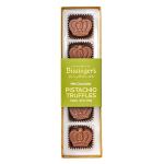 Box of milk chocolate pistachio truffles