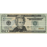 A twenty-dollar U.S. bill with a SPECIMEN watermark.