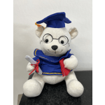 Graduation Bear Blue Gown