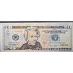 A one-dollar bill with George Washington's portrait