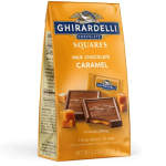 Bag of Ghirardelli milk chocolate caramel squares