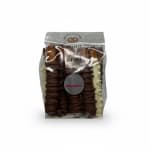 Bag of chocolate-dipped pretzels