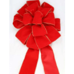RED HOLIDAY BOW - LARGE