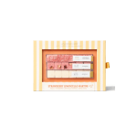 Strawberry limoncello martini mixer kit in a striped gift box