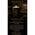 Wallace and Home: Luxury Candle Collection-" Tim's Old House"