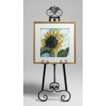 Framed Watercolor of a sunflower by local artist