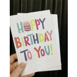 Happy Birthday Greeting Card