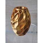 Gold 3D Print Vase