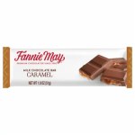 Wrapped caramel milk chocolate bar