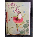 "Tightrope Dancer" Birthday Card