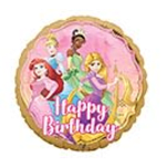 18" Disney Princess Happy Birthday Mylar
