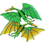36" Jumbo Dragon Mylar
