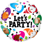 18" Let's Party Gnomes Mylar