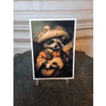 Guitar Playing Racoon Card