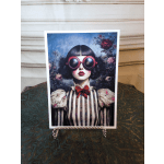 Gothic Rose Garden Girl Card
